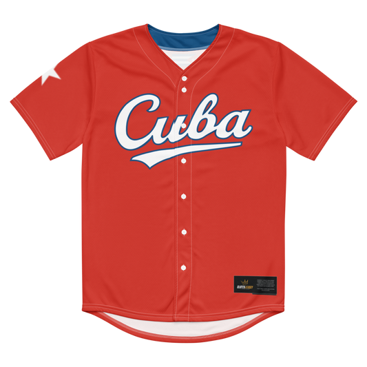 Cuba Baseball Jersey – Authentic Cuban Baseball Shirt | Unisex | Vintage Sportswear