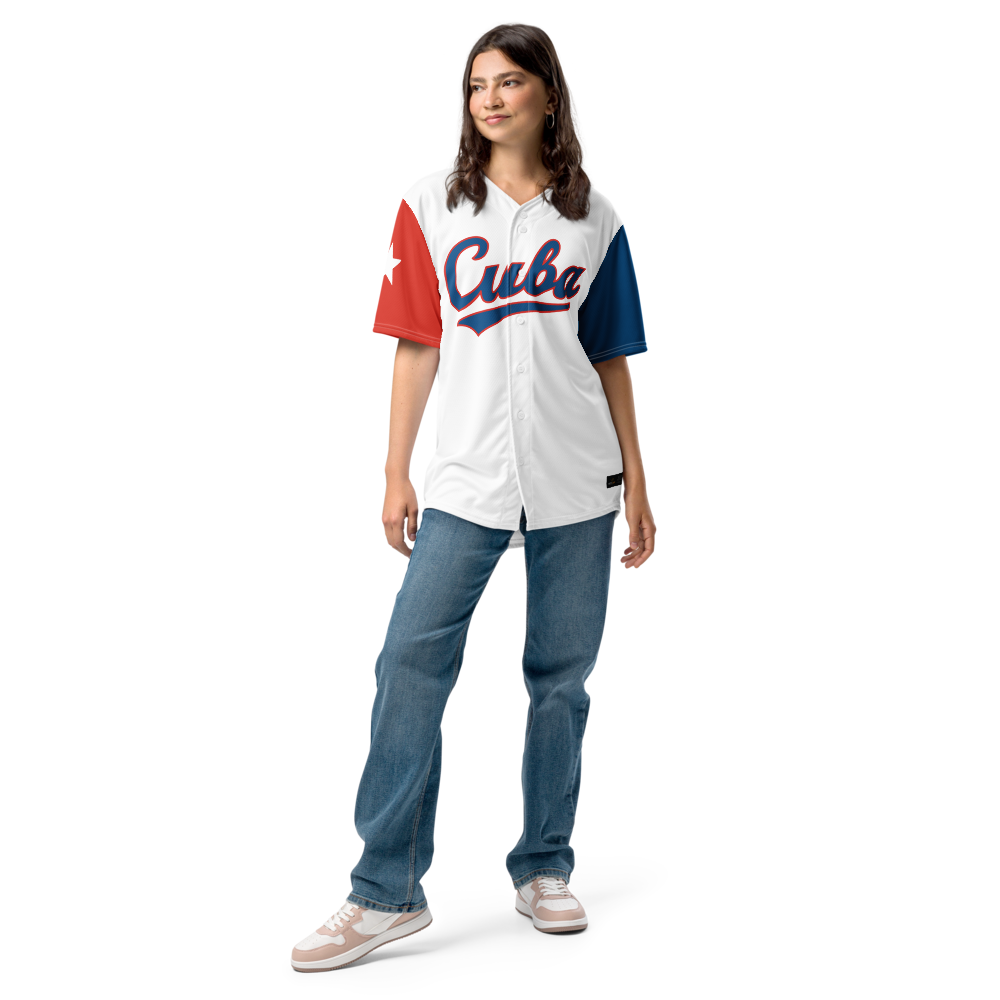Cuba Baseball Jersey – Authentic Cuban Baseball Shirt | Unisex | Vintage Sportswear