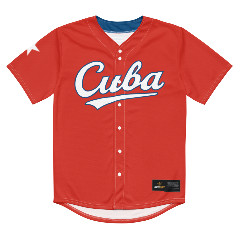 Cuba Baseball Jersey – Authentic Cuban Baseball Shirt | Unisex | Vintage Sportswear