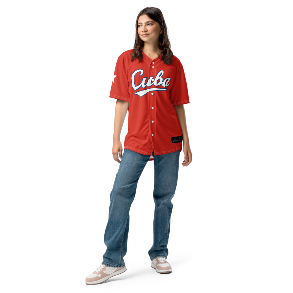Cuba Baseball Jersey – Authentic Cuban Baseball Shirt | Unisex | Vintage Sportswear